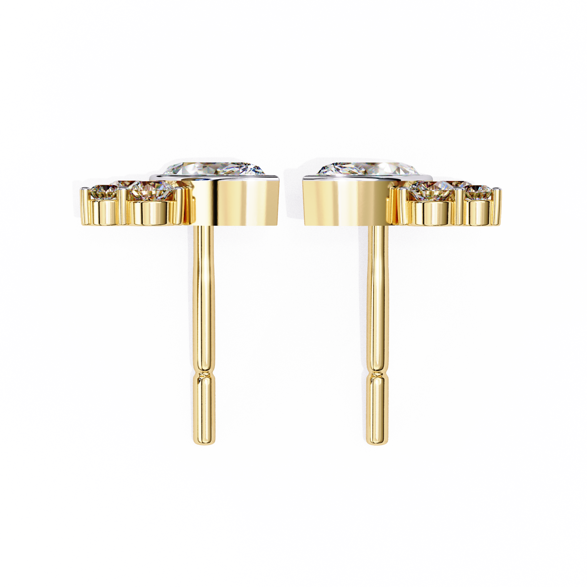 0.47ct Marquise Cluster Diamond Studs – Solitairekart